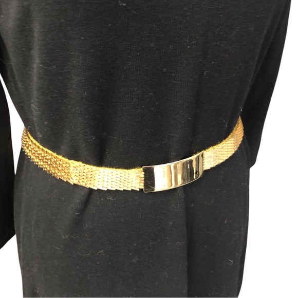 Vintage gold metal snake style 70s statement belt - Picture 7 of 8